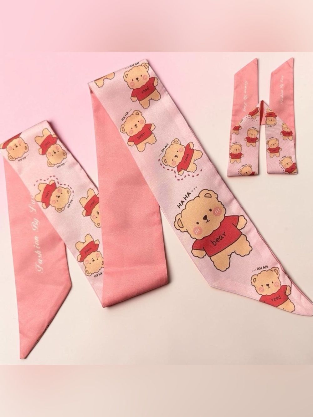Pink Bear Hair Ribbon Headband – Fashion By Lucy